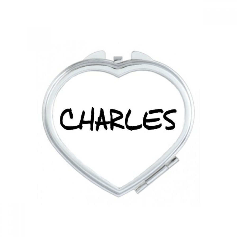 Miroir de poche Charles un cadeau mignon personnalisé avec prénom pour femme