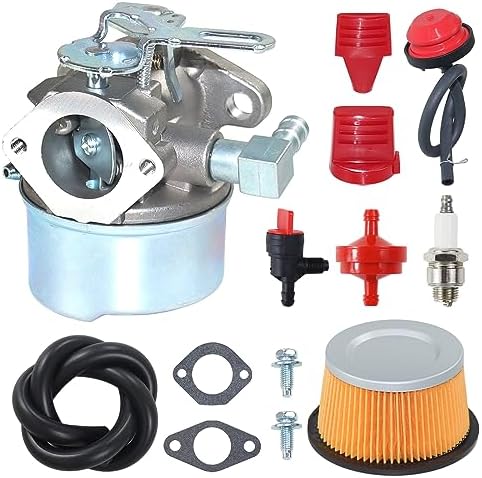 POSFLAG 640084B Caburetor Replaces 632536, 640105, 640084, 640084A, 640084B, 632107, 632107A, 640299, 640299A, 640299B, Oregon 50-640 for Tecumseh HS50, HSSK50, LH195SP, LH195SA, OH358SA Snow Engine