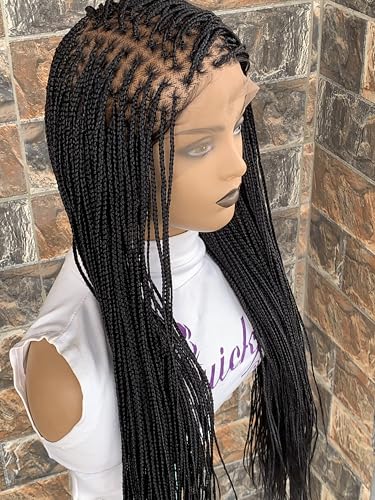 Black Knotless Braids, Long, Pre-Braided Style, Protective Hairstyle