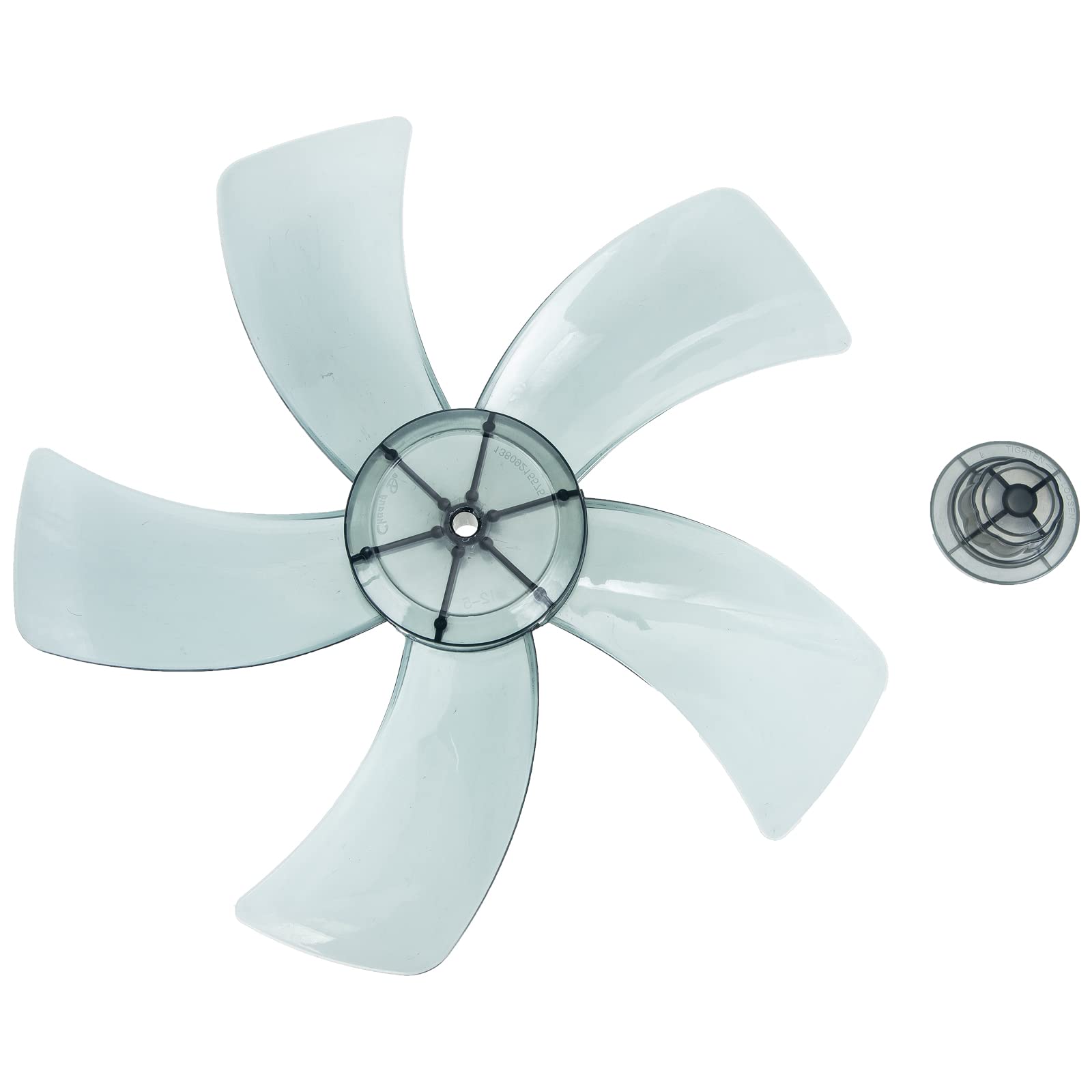 Aspas de Ventilador de Plástico 5 Cuchillas Gruesas Aplicables para Ventilador de Pedestal y Mesa Accesorios de Repuesto Doméstico Suministro de Aspas