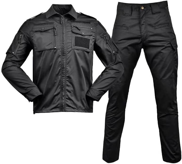 YABOO Tactical Camouflage Uniform BDU Combat Sports Clothing Airsoft Hunting Shooting Battle Dress Shirt Pants Set