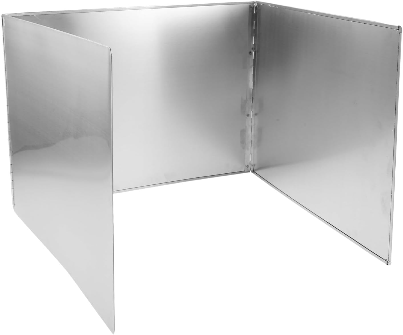 Stainless Steel Splatter Shield and Kitchen Grease Protector, Foldable 30x40cm Oil Splash Guard for Stove and Frying Pan, Heat Resistant Stove Backsplash for Cooking and Frying