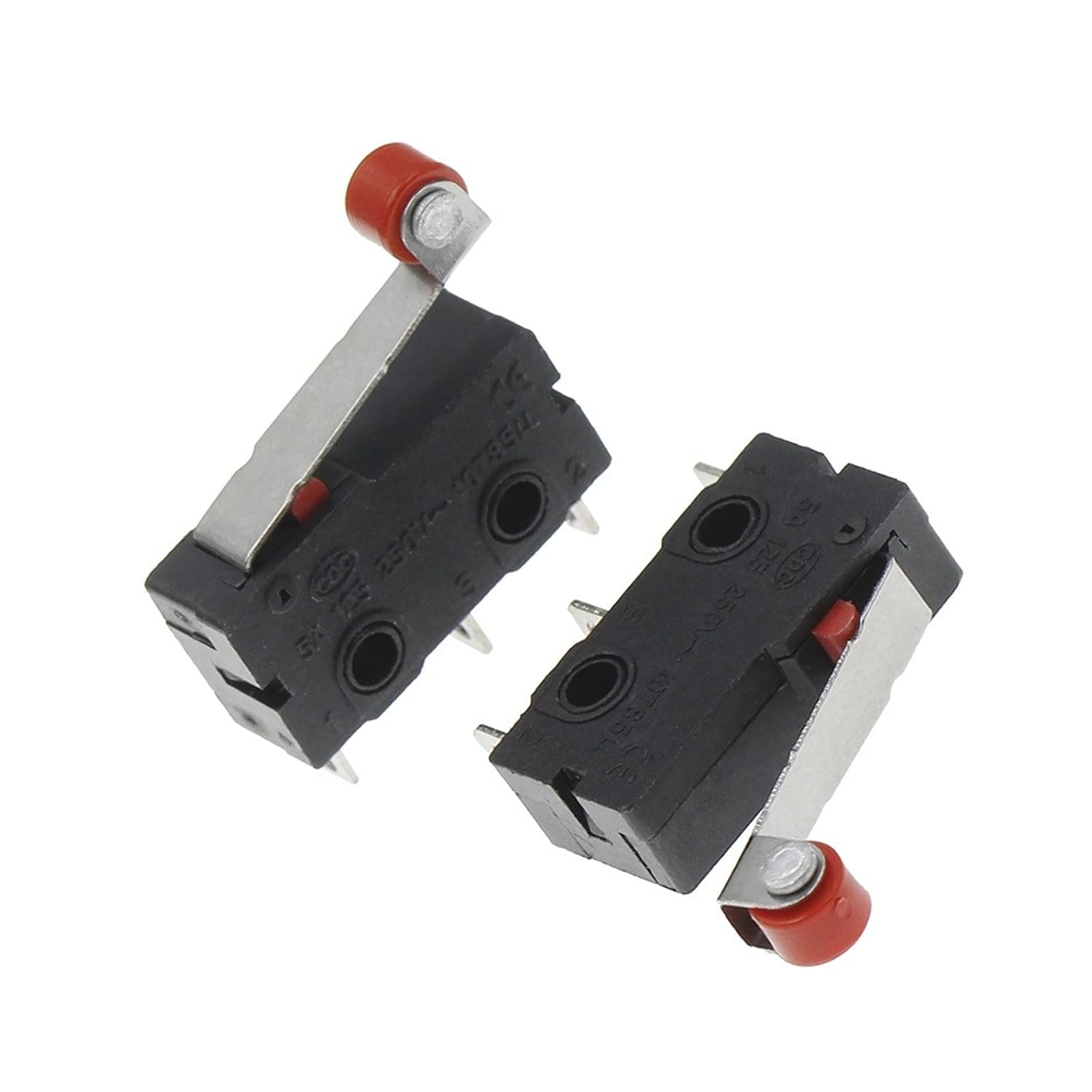 100PCS Mini Micro Switch 3Pin with Roller Limit Switch