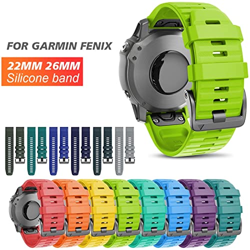 Bracelet silicone 22mm Garmin Fenix 7 agate interchangeable - 2