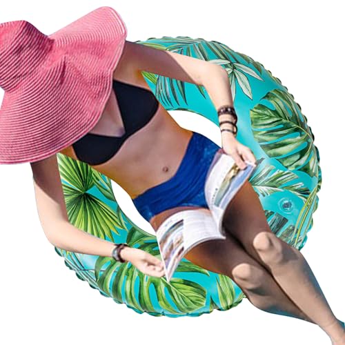 Bouée de natation adulte gonflable et grand format pour la détente estivale en piscine