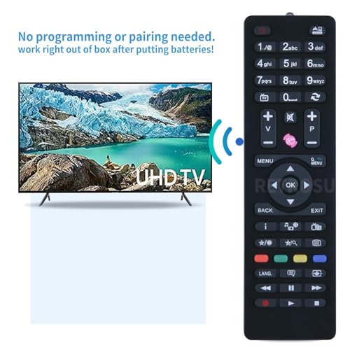 GOUYESHO RC4870 RC4875 TV Remote Control Replacement for Digihome Bush Telefunken Celcus JVC Dual/TV LED20265HDDVDB LED24272HDDVD DLED32167HD DLED40287FHD DLED48272FHD - Image 4