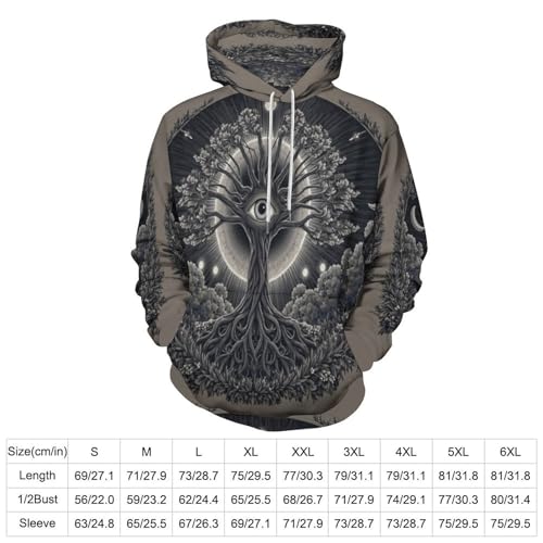 Sweatshirt ciel nocturne mystérieux pull à capuche aux finitions soignées