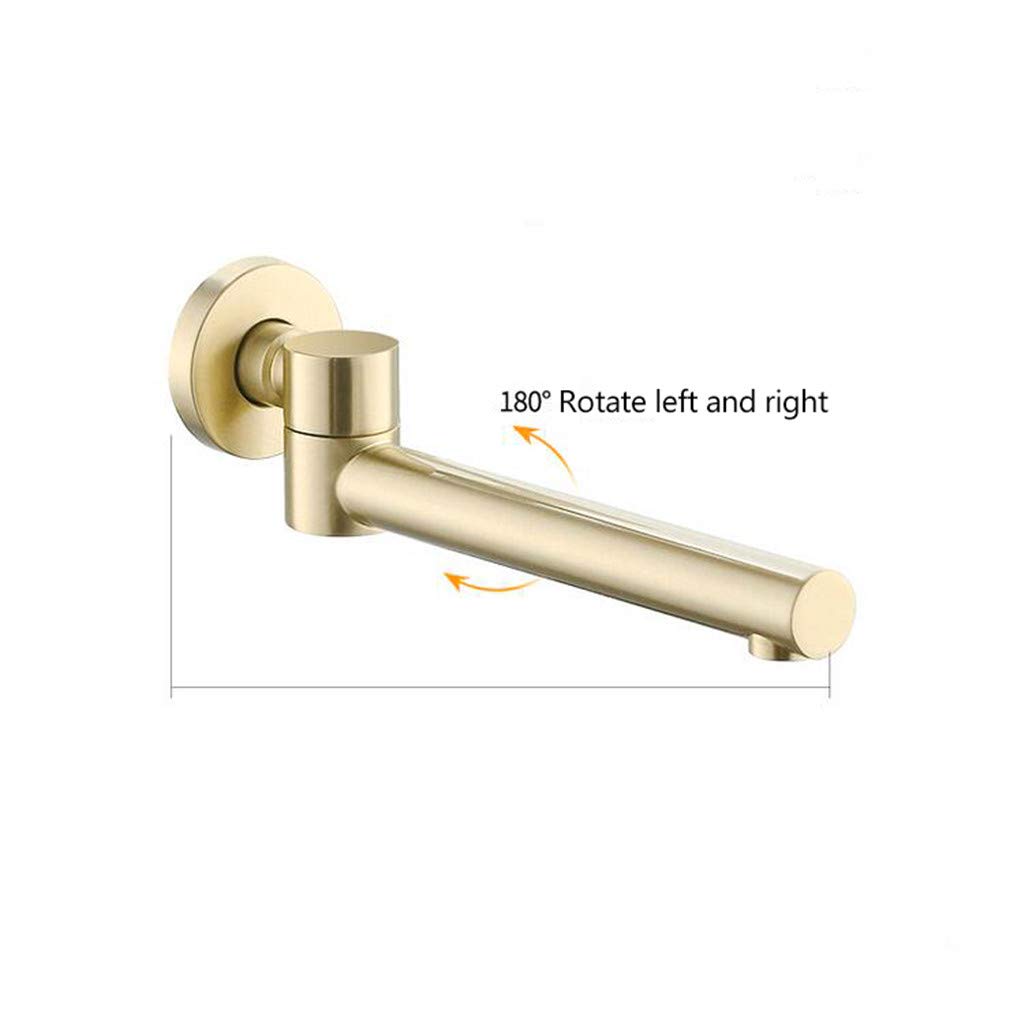 Sistema Doccia, Miscelatore per Doccia a Pioggia da Bagno in Oro Spazzolato con Montaggio a soffitto, Set con soffione a Pioggia Rotondo in Acciaio Inossidabile da 8-12 Pollici e rubinetti p