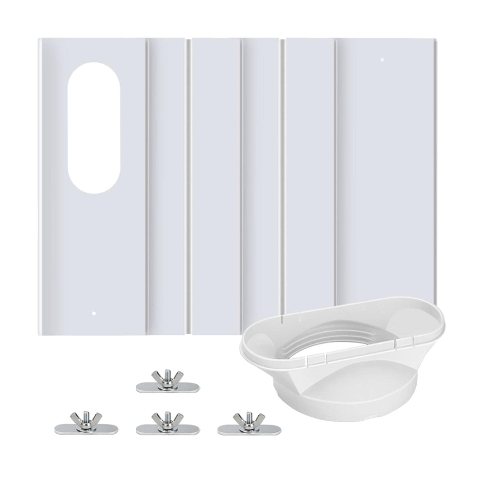 ZOOMELLA Portable Air Conditioner Window Kit with Coupler Window Seal Wind Shield-image-35