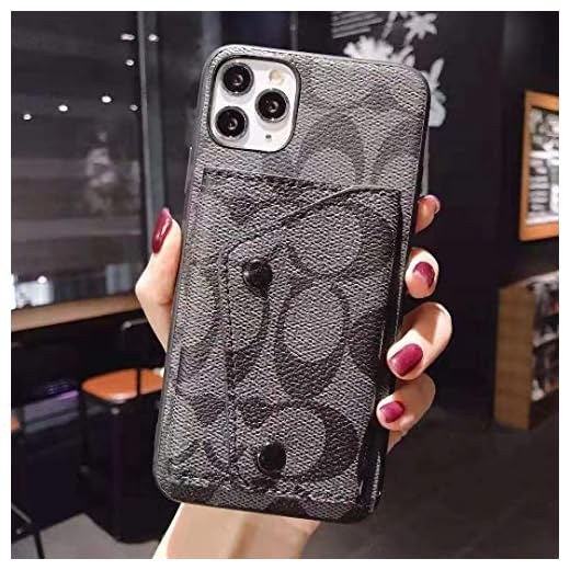 YSONDW iPhone 12/12 Pro Wallet Case 6.1in,Luxury Stylish PU Leather Anti-Slip Scratch Resistant Drop Proof Case with Card Slot Holder Buckle for Apple iPhone 12/12 Pro(Black)
