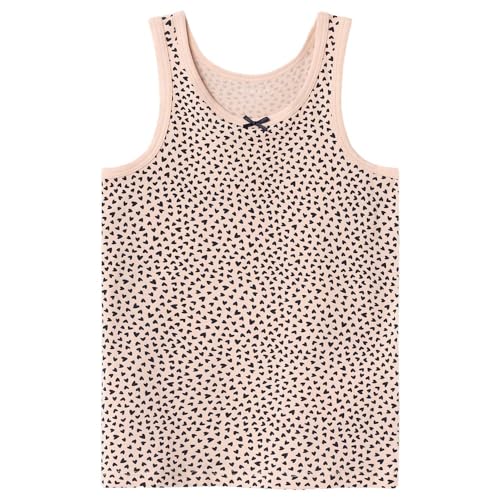 NAME IT Baby-Mädchen NMFTANK TOP Evening Sand Hearts NOOS Unterhemden, 86