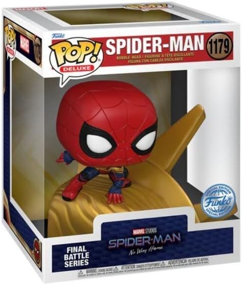 Portachiavi Funko POP! Spider-Man (Leaping SM1) – 11,76 Cm – Da Spider-Man No Way Home - 3