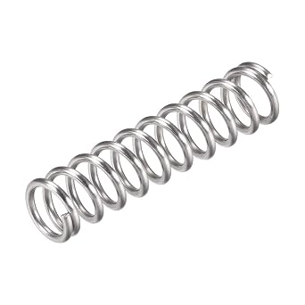TOP-VIGOR Compression Spring, 12mm OD, 1.6mm Wire Size, 50mm Length, 10Pcs