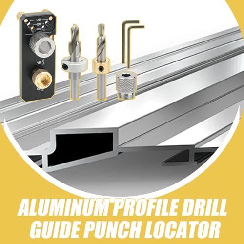 Guide de perçage pour extrusion d'aluminium pour assembler des meubles