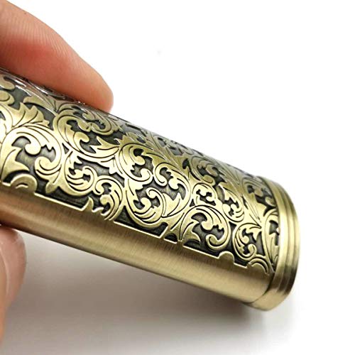Lucklybestseller Metal Lighter Case Cover Holder Vintage Floral Stamped For Bic Full Size Lighter J6 #TOP3