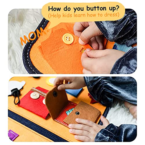 Image of SNOWIE Soft Toddler Busy Board, Montessori