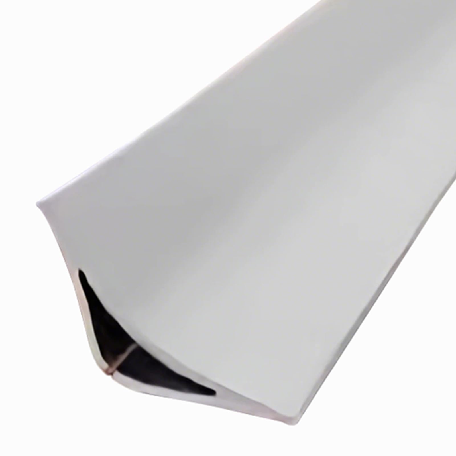 Versteckte Bodenkabelabdeckung, Selbstklebender Kabelkanal Aus Weichem PVC, Wandecken, Bodenecken, Kranzgesimse, Sockelleisten(Weiß,10m)