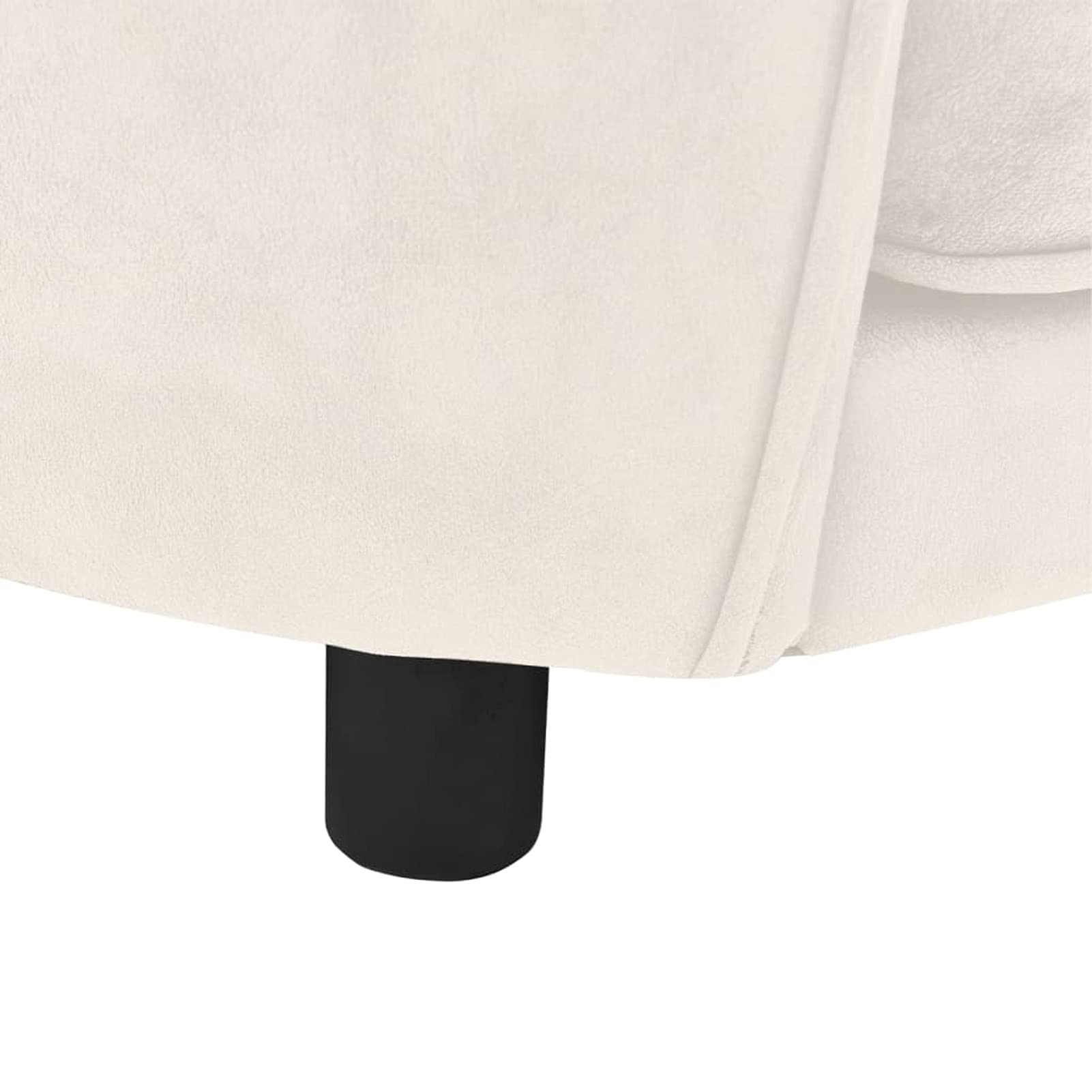 LAPOOH Divano per cani color crema 69 x 49 x 40 cm peluche, letto per cani, divano per cani, forniture per animali domestici, forniture per cani-171025