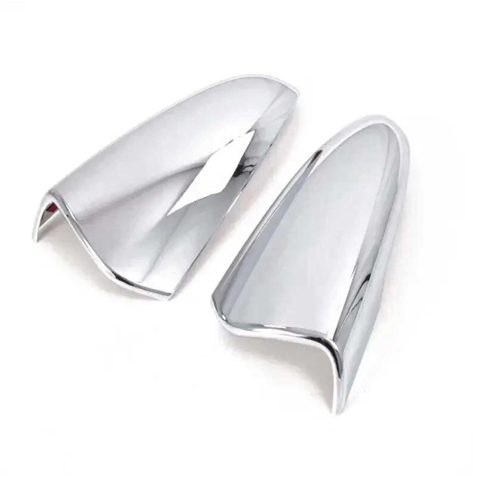 for Hyundai for LAFESTA I20 I20N for BAYON 2020-2023 Car Rearview Side Mirror Cover Wing Cap Sticker Exterior Door(Silver)