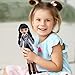 TTSUIMILESS 10'' Girls Dolls with Gift Box, Academy Uniform with Black Dress, Black High Heels, Black Hair, Great Toy Gift for Girls