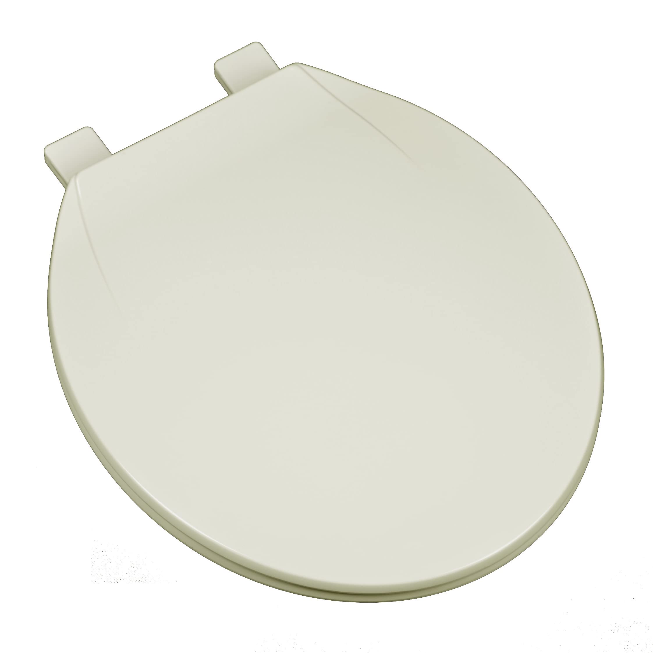 Bath Décor 2Q1R4-02 Deluxe Plastic Toilet Seat with Vari-Adjust Lok-Down Hinge, Round, Biscuit/Linen