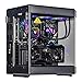 Velztorm Black Praetix Custom Built Gaming Desktop PC (Intel i9-14900K, GeForce RTX 5060, 32GB DDR5, 1TB PCIe SSD, RGB Fans, 360mm AIO, 1000W PSU, WiFi 6E, Bluetooth 5.2, RJ-45, Win 11 Pro)