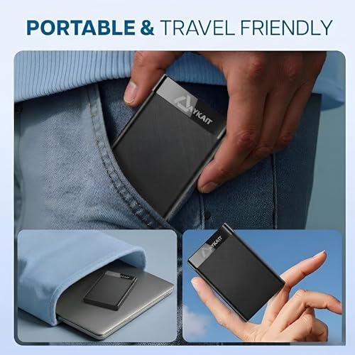 Image of 1TB External Portable Hard Drive 3.0 and C-Type Compatible with Windows 2 Years Warranty