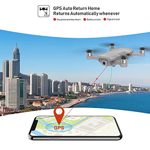 Holy Stone HS510 GPS Drohne mit 4K UHD Kamera 5G FPV Live Video für Erwachsene und Anfänger, Faltbarer RC Quadcopter mit… – Bild 4