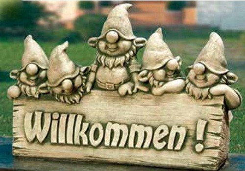 art-decor-keramik Zwerge Willkommen Cover