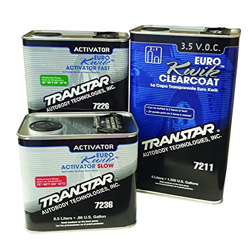 TRANSTAR 7214 Euro Kwik Clear Coat - 1 Quart