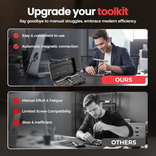 Image of DIY Screwdriver 24 in 1, 2026 Upgrade Multi Bit Magnetic Screwdriver Set Multifunctional Toolbox, 24 in 1 multifunctional household wrench screwdriver tool combination set (1)