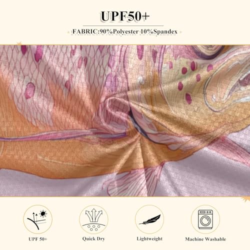 Fish Dragonfly Pattern Artwork Boys Rash Guard Long Sleeve UPF 50+ Boys Swim Shirt Quick Dry Shirt for 3-12 Years4