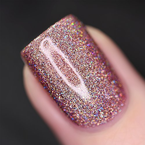 Image of ILNP Close Knit - Rosy Mauve Ultra Holographic Nail Polish