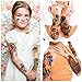 Temporary Tattoo for kids, 52 PCS Fake Tattoos Temporary for Boys Girls, Dinosaur Unicorn Body Arm Shoulder Cute Tattoos Stickers, Birthday Party Supplies Gifts for 3 4 5 6 7 8 9 Year Old Kids