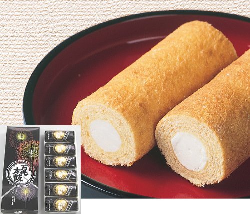 皿にのせた万代太鼓