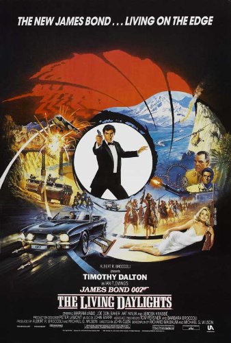 Amazon.co.jp: 【大判】映画ポスター 海外版 007/リビング・デイライツ