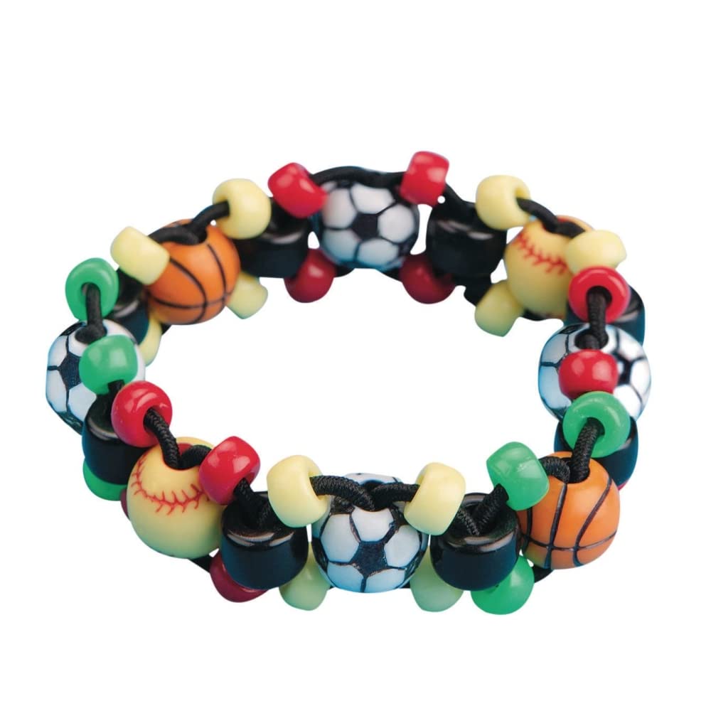 Kit per fai da te per braccialetti con perline, confezione da 12