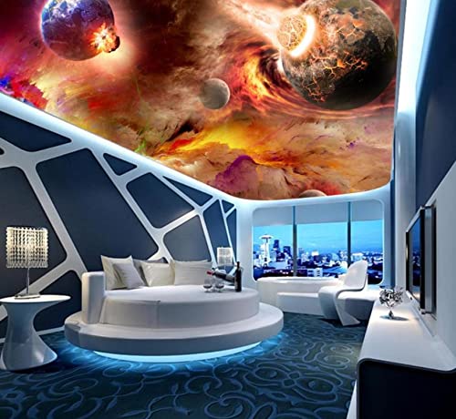 HGFHGD Cielo stellato colorato 3d foto soffitto