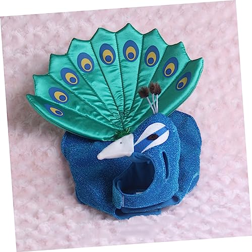 Disfraz de Pavo Real para Perros y Gatos Kisangel miniatura 3