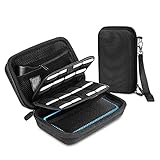 【Tasche für Nintendo DS& 16 Spielpatronen Slots】Große Kapazität. Speziell entworfen für den New Nintendo 2DS XL /3DS XL, Bis zu 16 Slots DS/2DS/3DS Spielkartenhalter für Ihre Spielkassetten in einer zentralen Tasche. Standard DS-Ladegerät oder anderes kleine Zubehörteile.