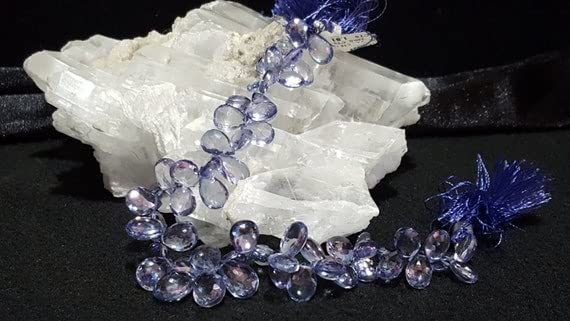 Perles gouttes violettes pour sublimer vos bijoux bohèmes et colliers de soirée faits main