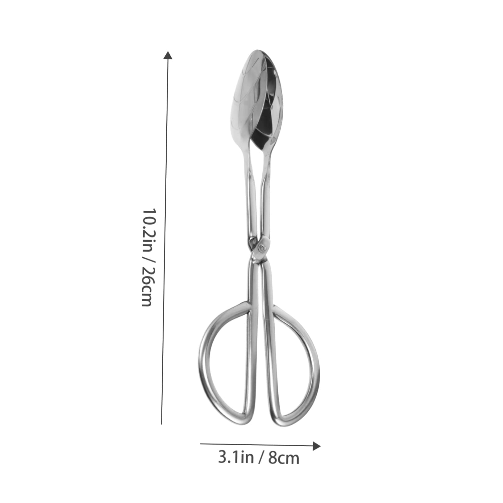 CIYODO 1 PC Leaf Shaped Food Clip Scissors Bbq Tongs for Outdoor Picnic Home Use Easy to Clean Comfortable Grip for Serving Cooking