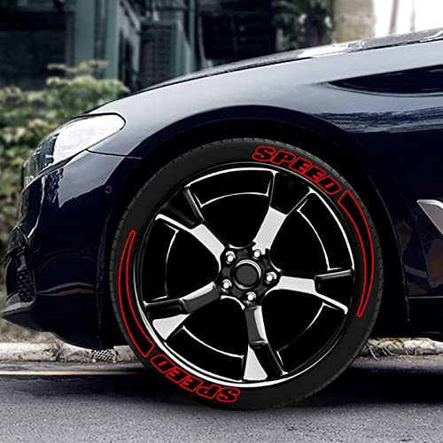 Autoband sticker,Auto wiel 3D belettering stickers - Gepersonaliseerde 3D-overdrukplaatjes voor bandenwiel, DIY… - Image 7