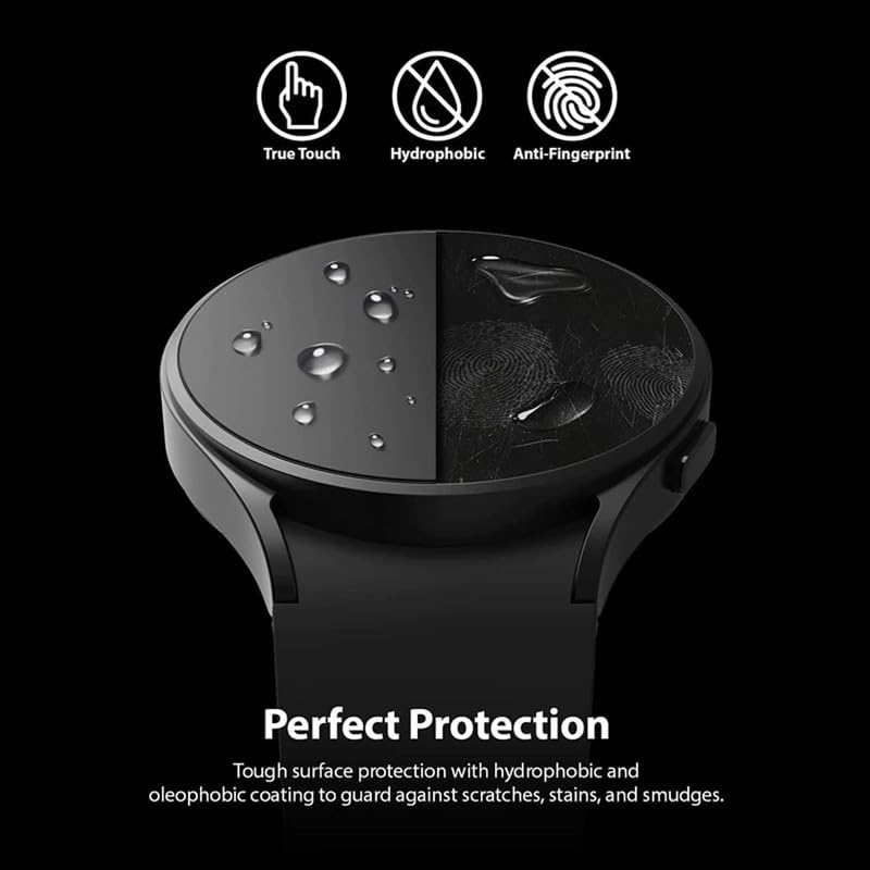 Image of FCS Smart Watch screen guard for CASIO W-800HD-1AV | Pack of 3 | Edge to Edge Coverage | Ultrathin 0.33mm 9H anti shock flexible screen protector