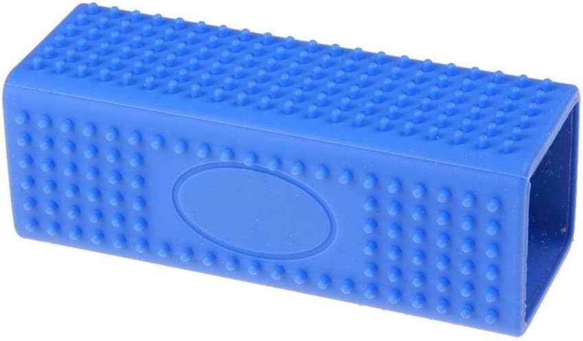 Pet Hair Remover Brushes Environmentally Durable Portable Massage Clean Hair Brush Wool Cleaner Dog Cat Bath Comb Sticky Depilation Pet 5Pcs Blue