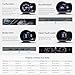 OBD2 Gauge Display, Heads Up Display for Cars, Digital Speedometer for Car with Water Temperature, Voltage, Fuel Consumption, RPM, Overspeed Alarm,obd2 Gauge Speedometer Suitable for All Car