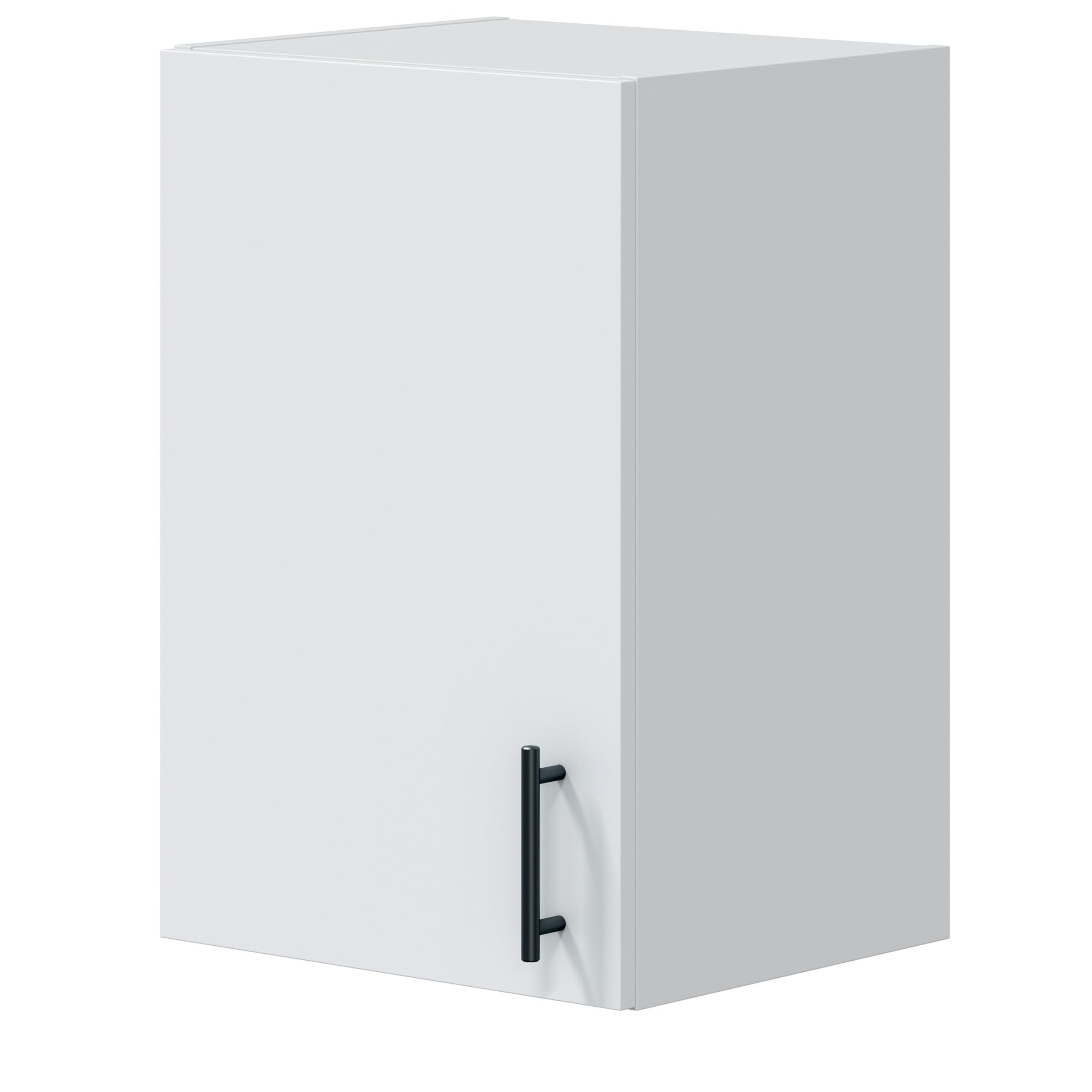 Bricohabitat Módulo Alto de Cocina para Colgar 40 cm Mueble Alto Cocina Moderna Kira en Blanco Brillo 40x59x34 cm
