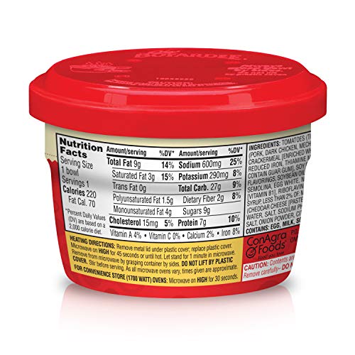Chef Boyardee 64144047079,10064144047076, Mini Spaghetti Rings And Meatballs, Microwave Food, 7.5 Oz Microwaveable Bowl thumb #8