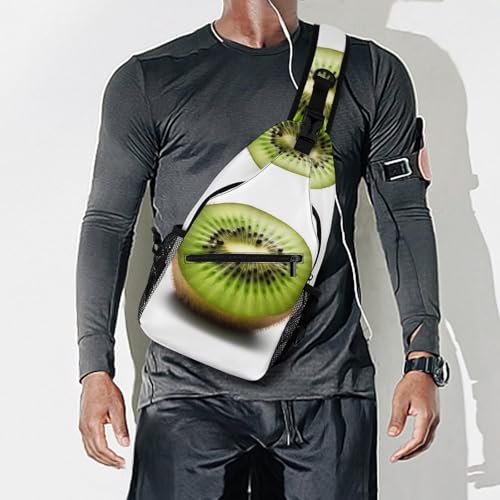 Mochila tipo sling para deporte y senderismo Green Kiwi miniatura 7