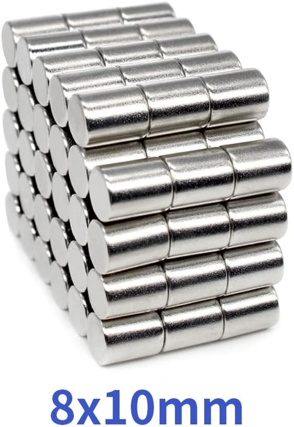 5/10/20/50/100PCS 8x10 Thick Round Rare Earth Neodymium 8x10mm Small Cylinder Permanent 8 * 10 magnet(20PCS)